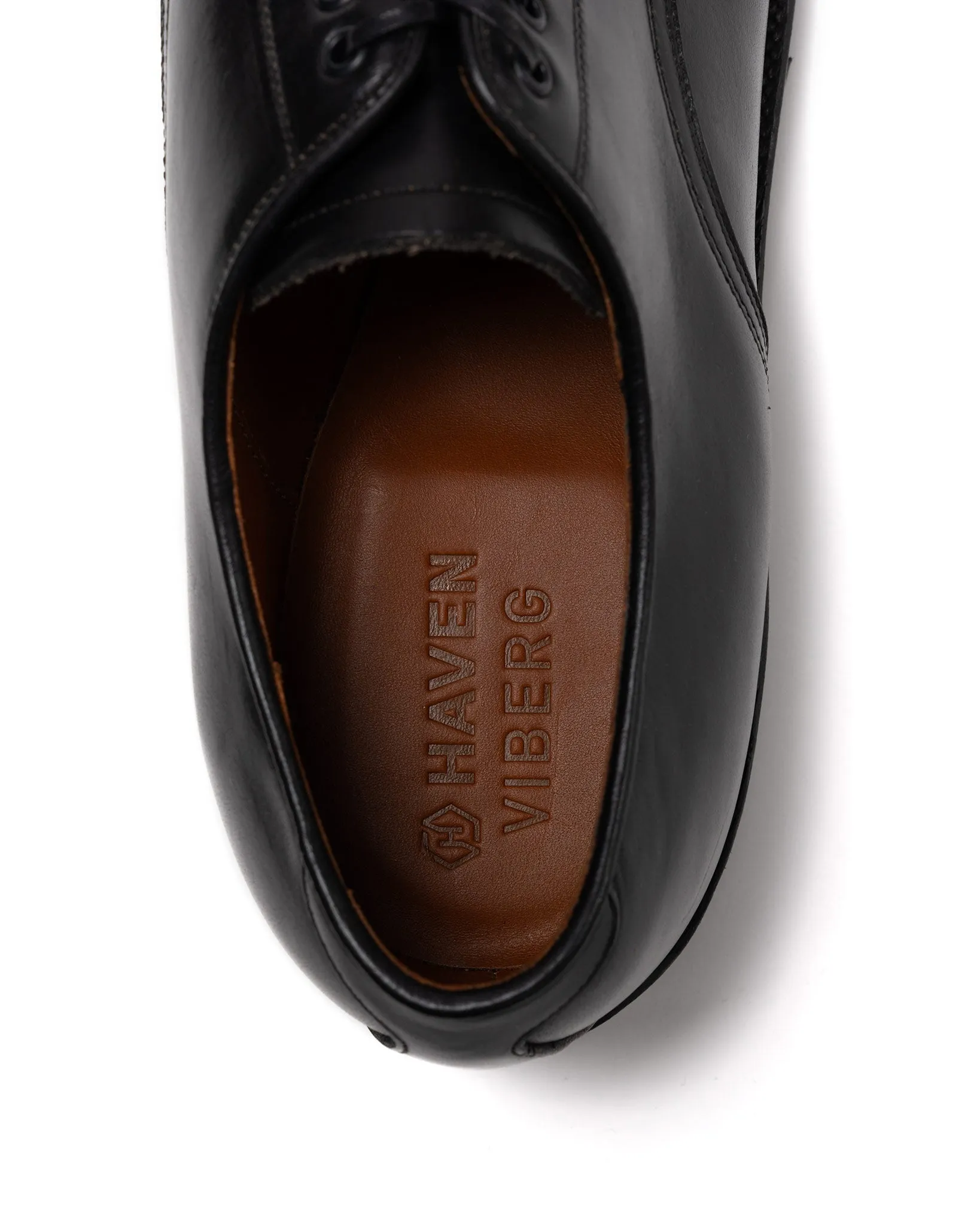 / Viberg Officer Derby Black