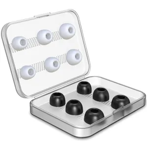 12-Piece Wireless Earphone Set With Memory Foam & Silicone Earplugs For Airpods Pro   Storage Box