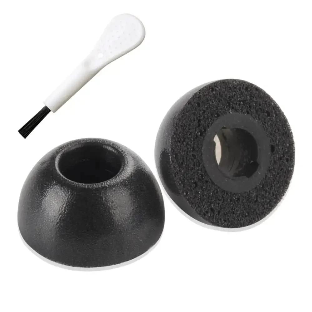 1pair Memory Foam Noise Reducing Anti-slip Ear Tips for Samsung Galaxy Buds 2, Buds Pro