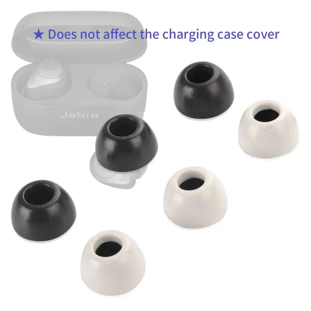 Anti-slip Noise Reducing Memory Foam Ear Tips for Jabra Elite 85t Eartips 75t Active Earbud