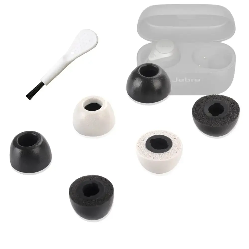 Anti-slip Noise Reducing Memory Foam Ear Tips for Jabra Elite 85t Eartips 75t Active Earbud