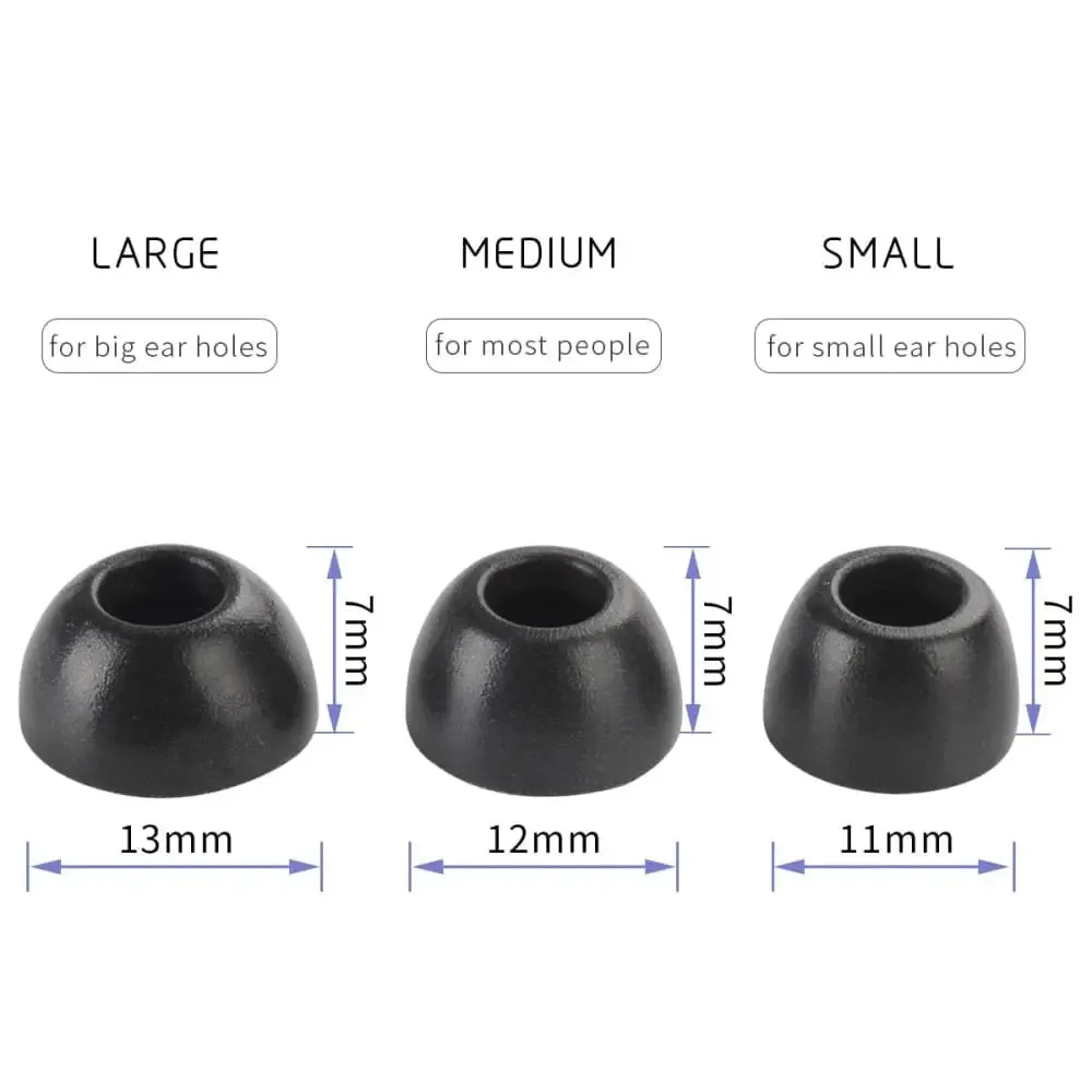 Anti-slip Noise Reducing Memory Foam Ear Tips for Jabra Elite 85t Eartips 75t Active Earbud
