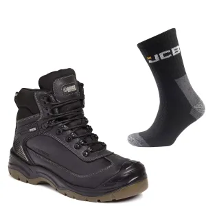 Apache RANGER Special Offer Pack - Apache RANGER Waterproof Safety Hiker Boots   3 Pairs Work Socks