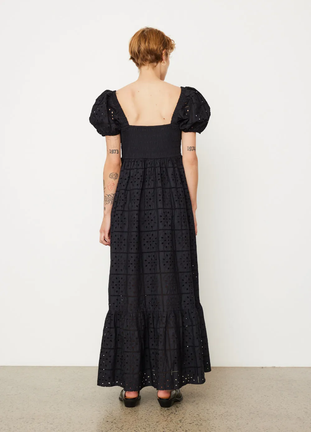 Broderie Anglaise Maxi Dress