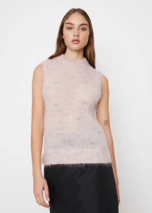 Brushed O-Neck Vest
