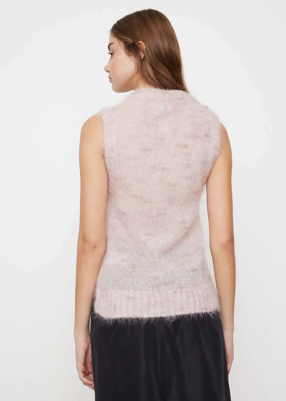 Brushed O-Neck Vest