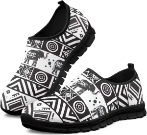 Comfort Slip Walking Shoes for Man Nursing Lightweight Slip On Low Top Sneakers Breathable Soft Gym Everyday Shoes Size 5-14 Black Sole