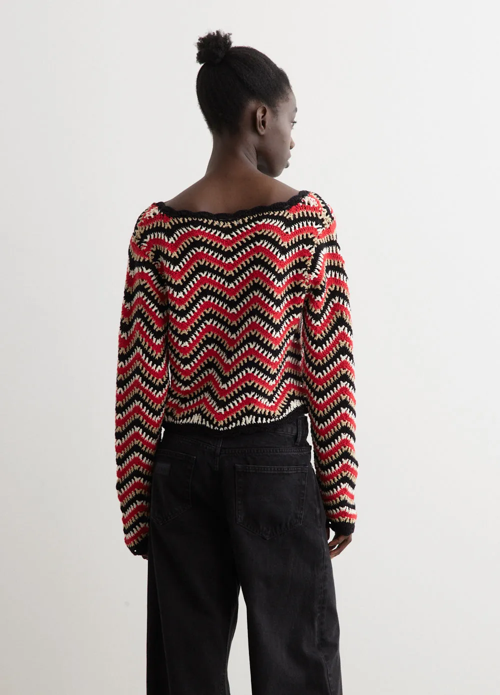 Cotton Crochet Cardigan
