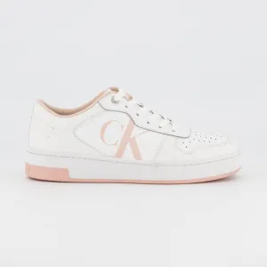 Cupsole Laceup Basket Low Sneaker - White Multi