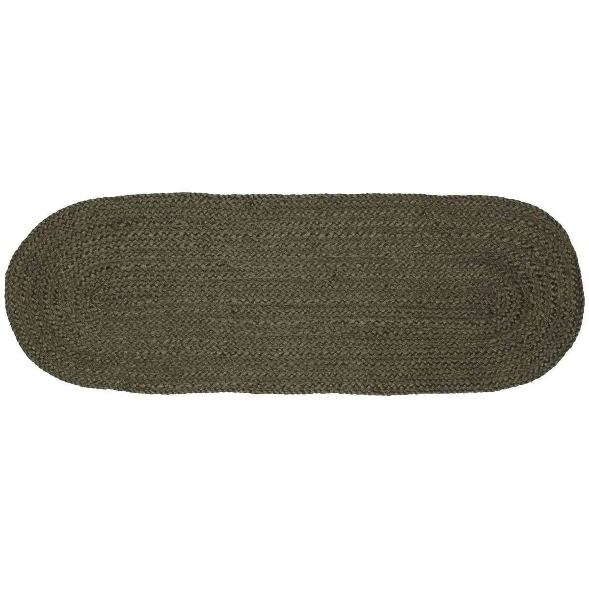 Cypress Jute Runner Oval 13x36 VHC Brands