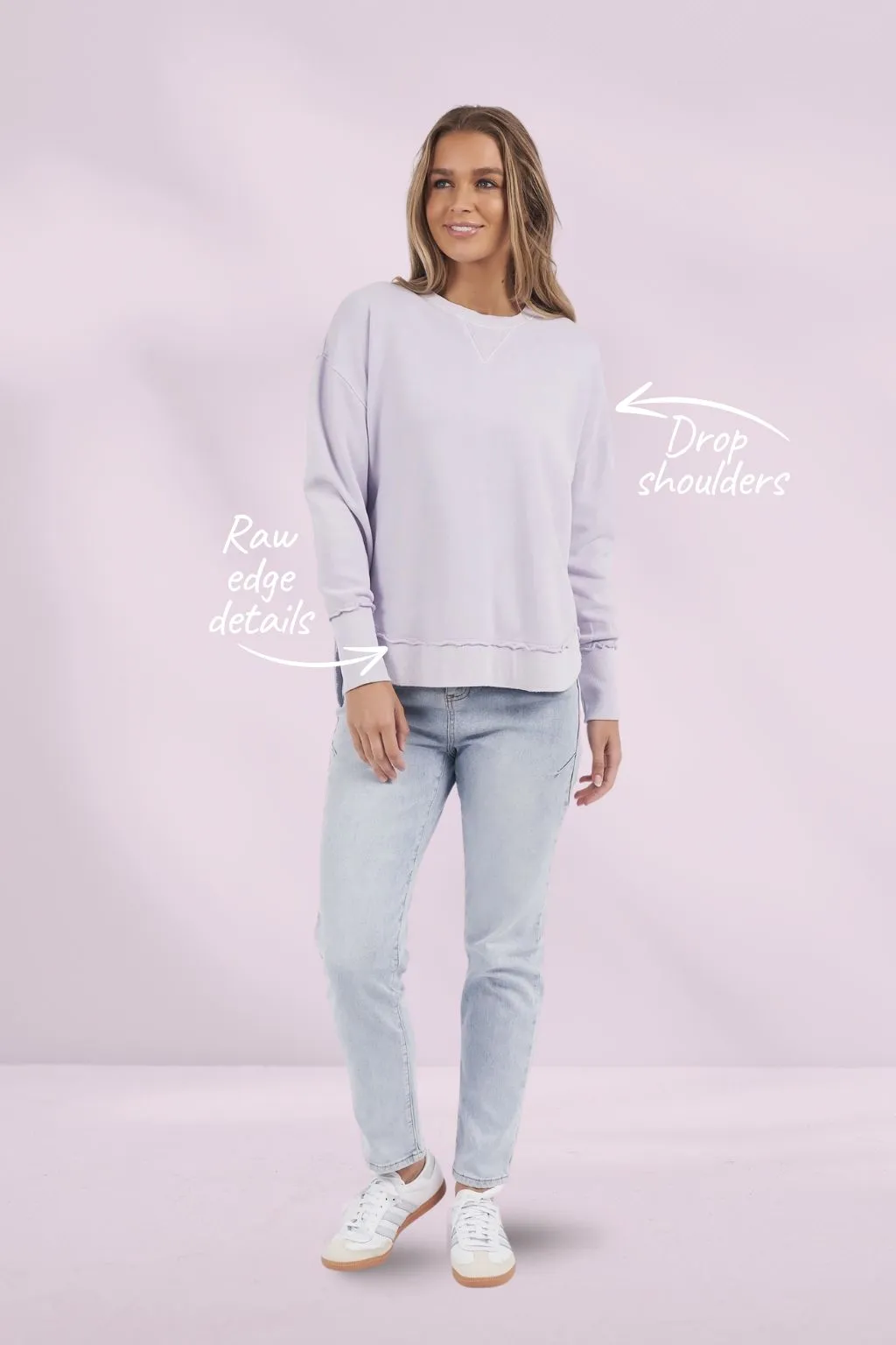 Foxwood Delilah Crew Light Purple