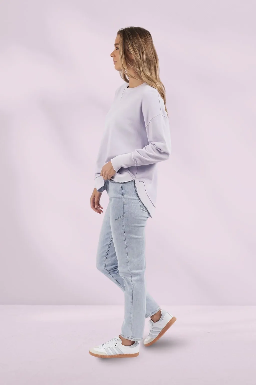 Foxwood Delilah Crew Light Purple