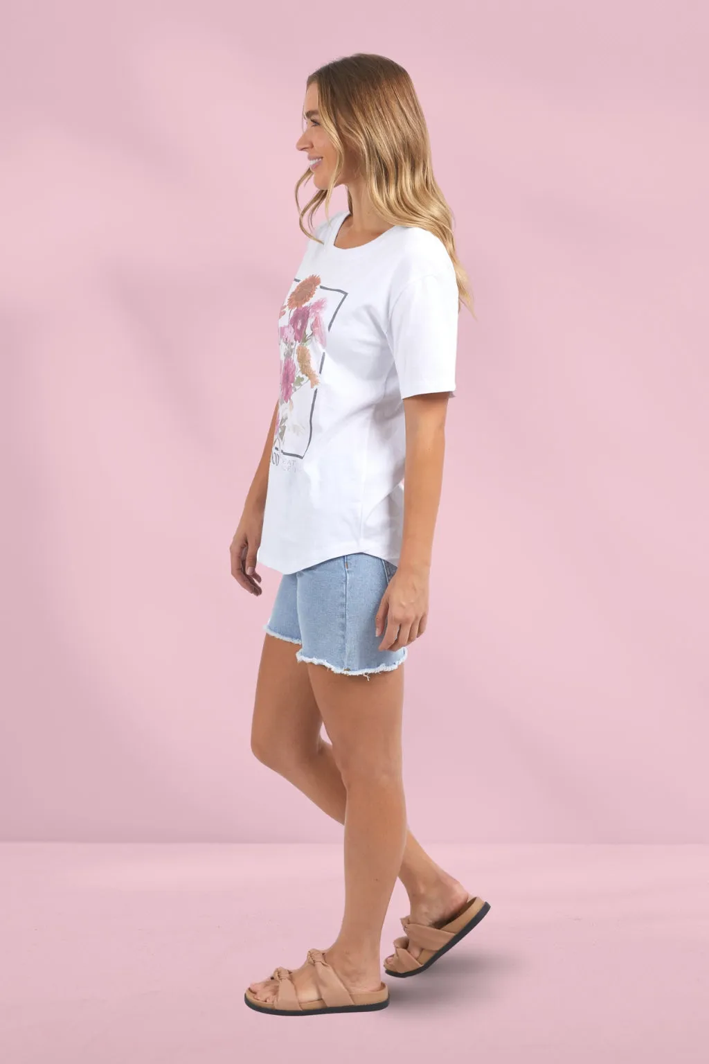 Foxwood In Bloom Tee White