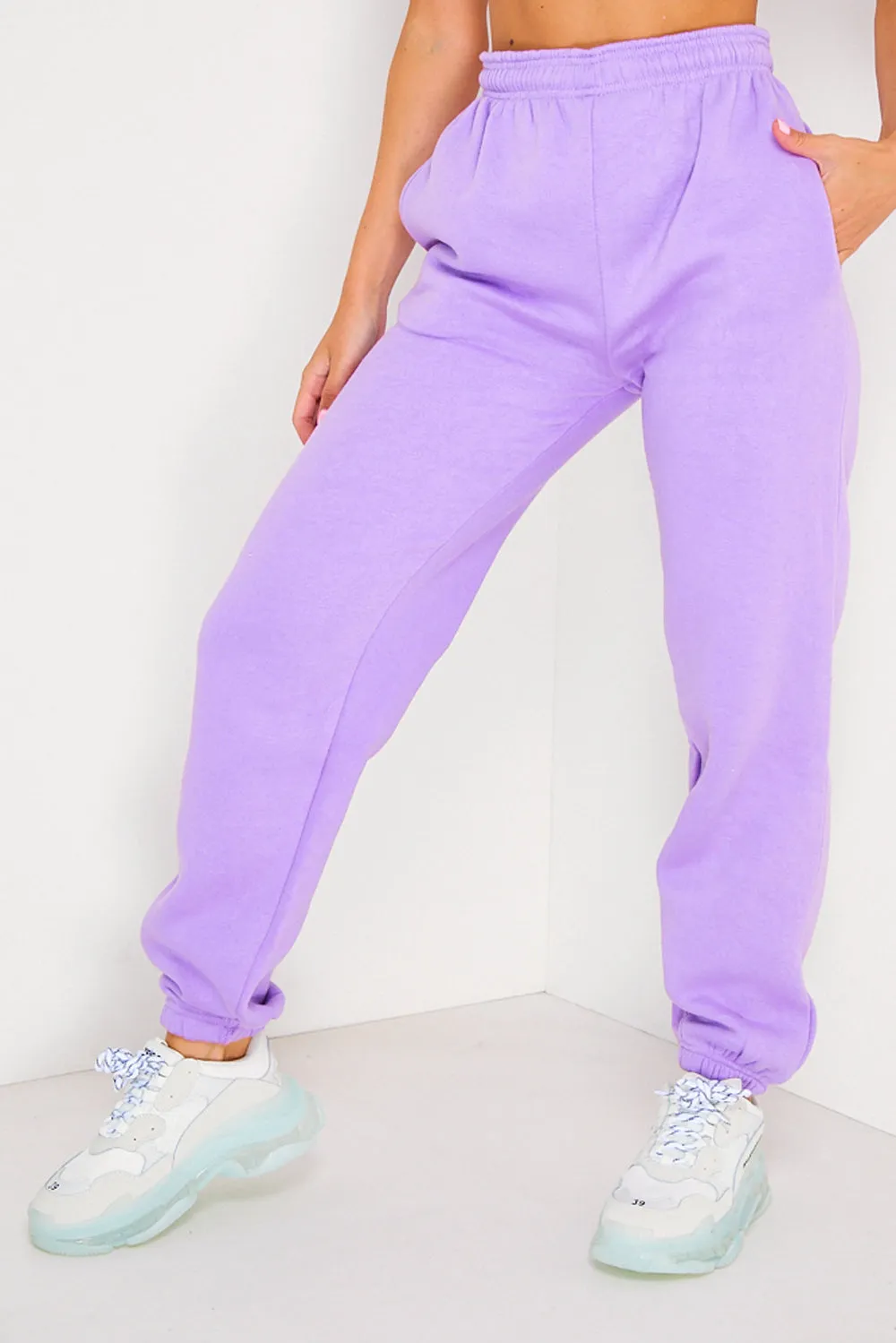 Gabriella Lilac Oversized Comfy Joggers