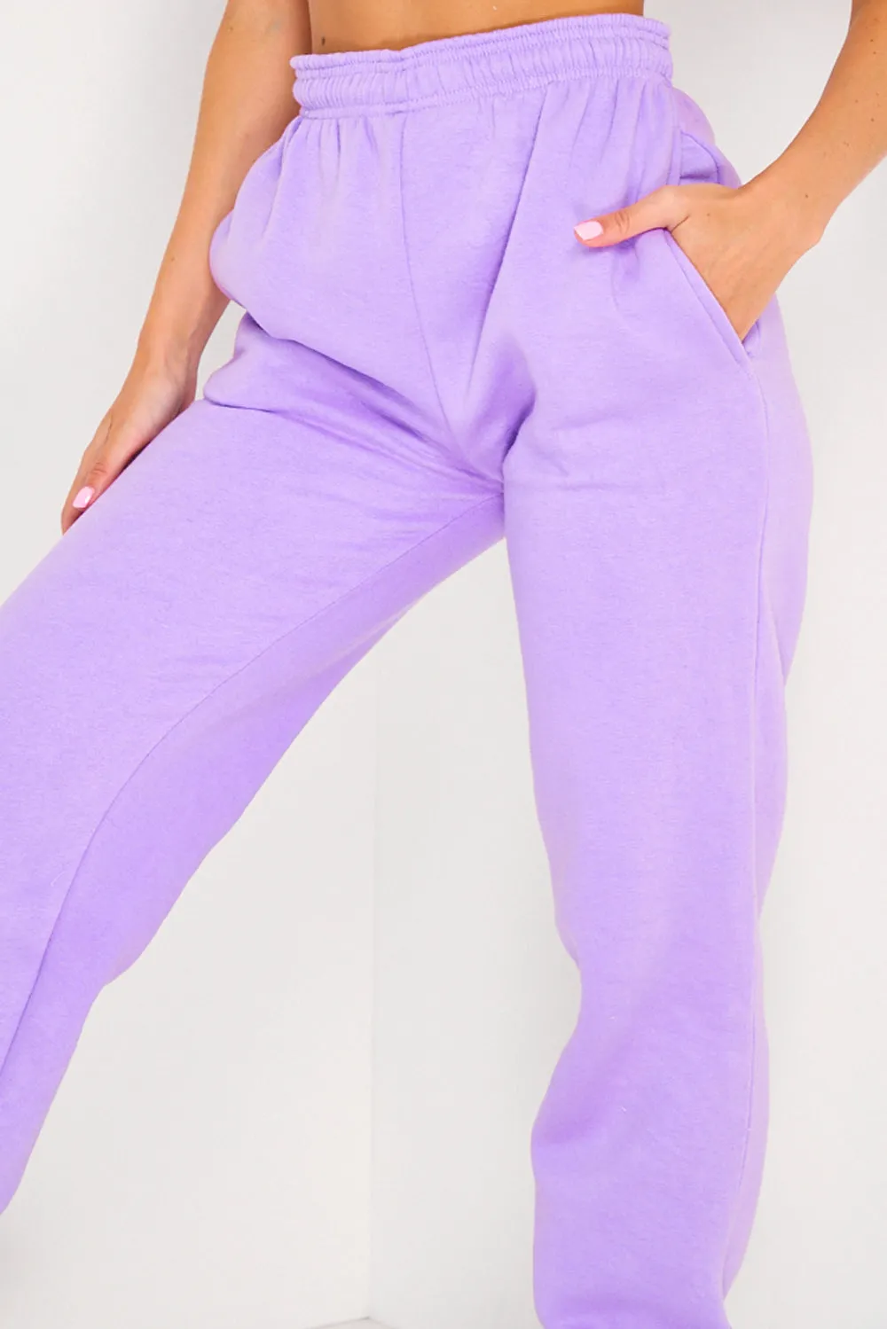 Gabriella Lilac Oversized Comfy Joggers