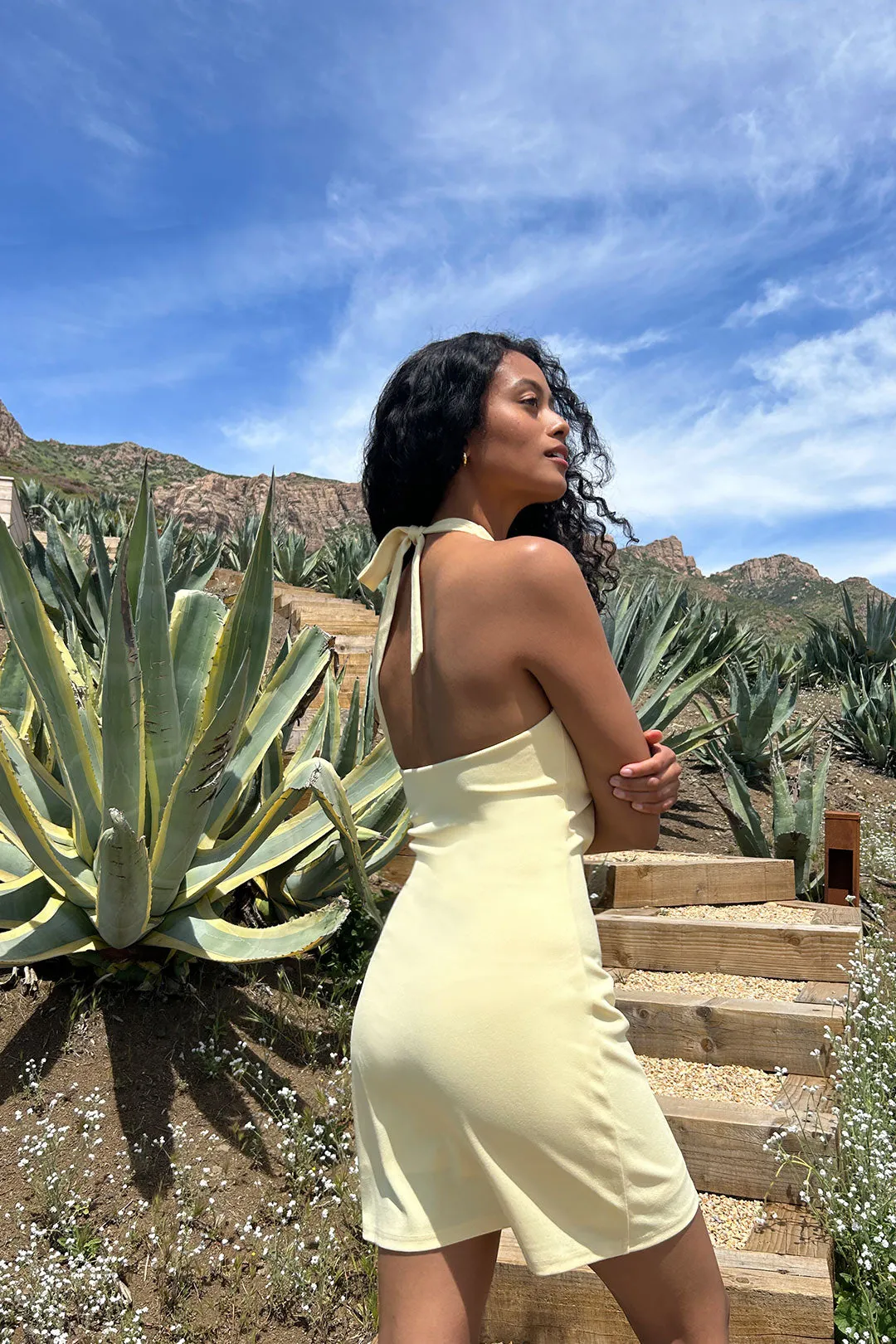 HALTER MINI DRESS