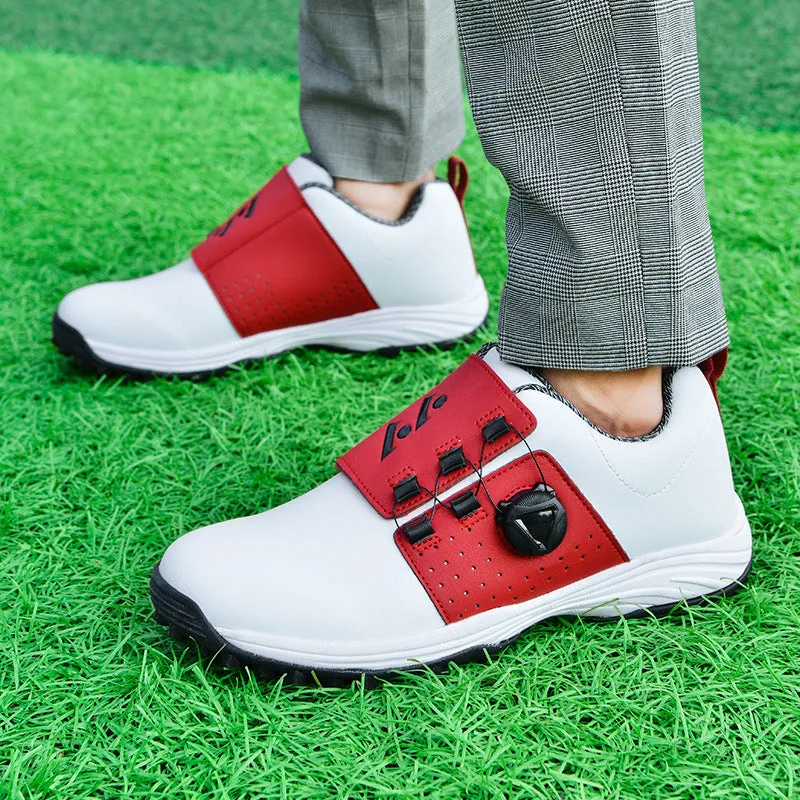 Men's Fashion Sole Casual Automatic Knob Shoelace Nail-free Sneakers Shoes