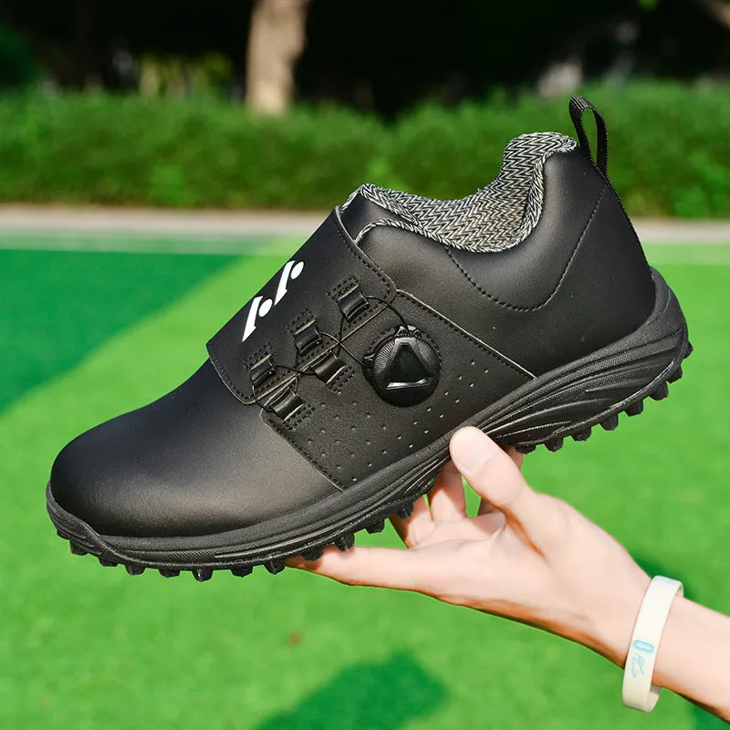 Men's Fashion Sole Casual Automatic Knob Shoelace Nail-free Sneakers Shoes