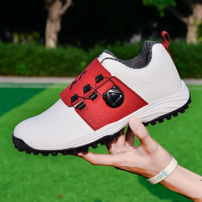 Men's Fashion Sole Casual Automatic Knob Shoelace Nail-free Sneakers Shoes