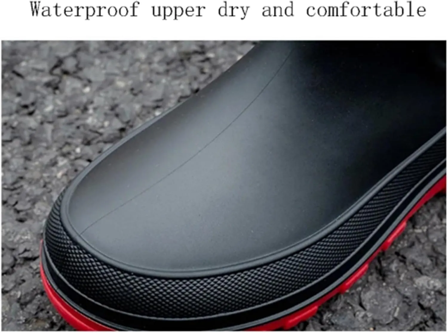 Men's Winter Warm Rubber Boots, Outdoor Waterproof Non-slip Winter Warm Fur Lined Mid Calf Rain Boots for Men, Garden Wear Width Hunting Shoes, for Agriculture and Industrial Working