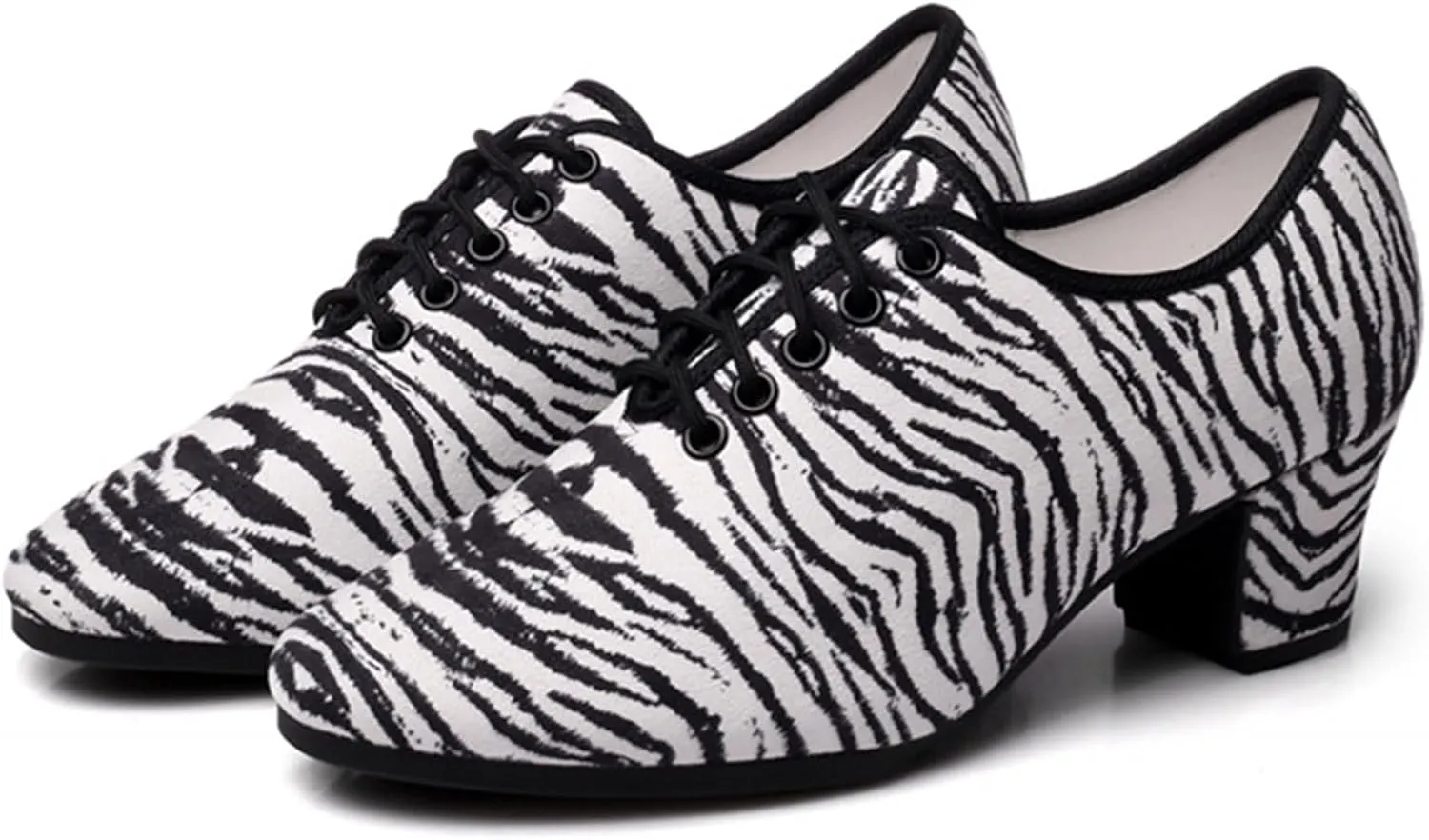 ONAIC Women's Ballroom Latin Dance Shoes Standard Dance Shoes Lace-Up Salsa Tango Modern Shoes Wedding Party Dance Shoes