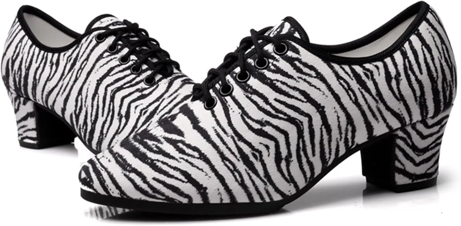 ONAIC Women's Ballroom Latin Dance Shoes Standard Dance Shoes Lace-Up Salsa Tango Modern Shoes Wedding Party Dance Shoes
