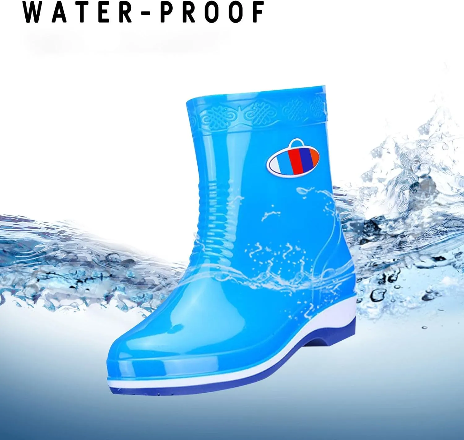 Rain Boots Women Women's Short Rain Boots Waterproof Garden Shoes Outdoor Rain Shoes for Hunting Gardening Farming