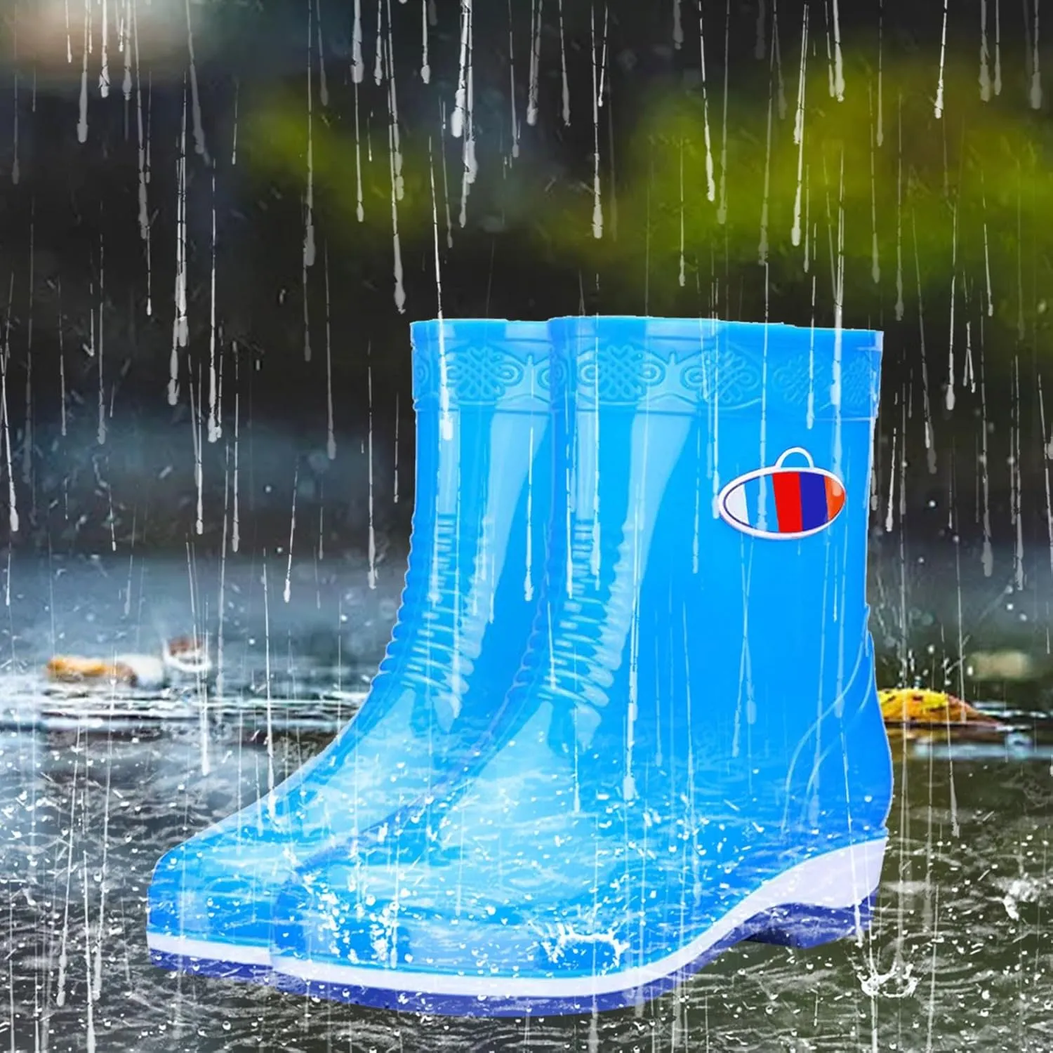 Rain Boots Women Women's Short Rain Boots Waterproof Garden Shoes Outdoor Rain Shoes for Hunting Gardening Farming