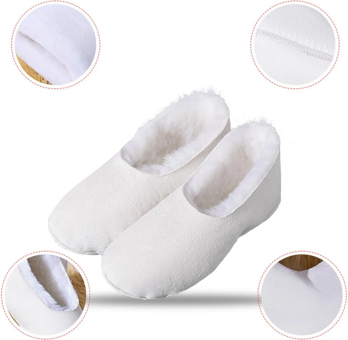 Reyox Women Sheepskin Boot Liners, Thick Warm Wool Fluffy Fleece Replacement Liners for Boots Rainboots