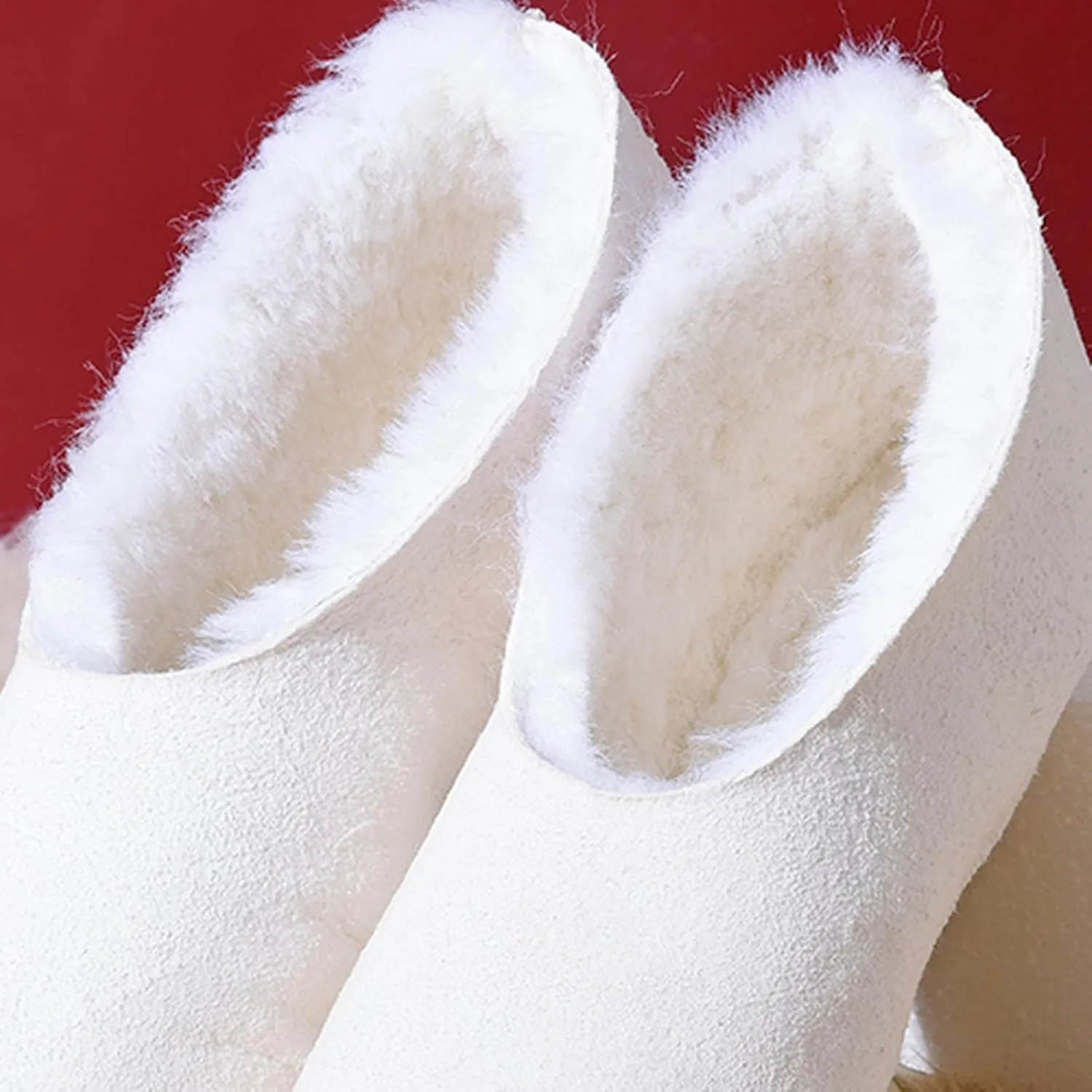 Reyox Women Sheepskin Boot Liners, Thick Warm Wool Fluffy Fleece Replacement Liners for Boots Rainboots