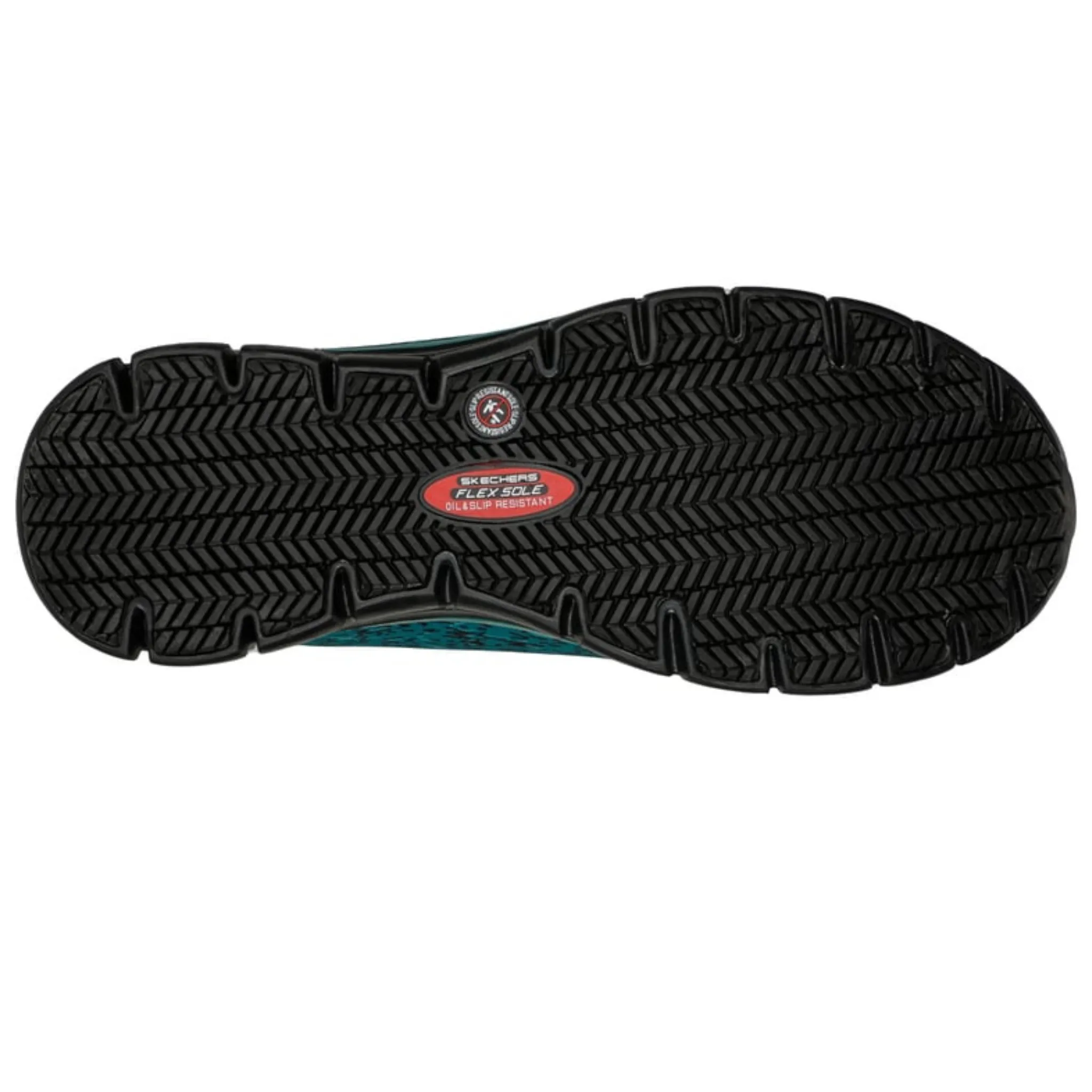 Skechers Women's 108083 Sure Track Saivy Green Multi Safety Toe Metal Free Work Shoes