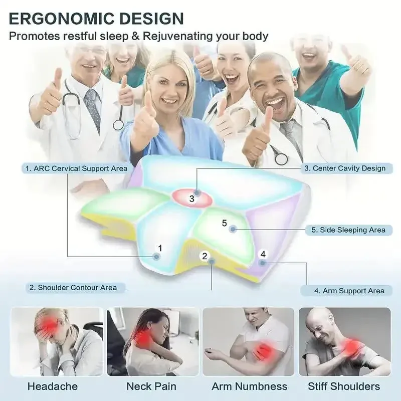 Sleep Memory Neck Pillow