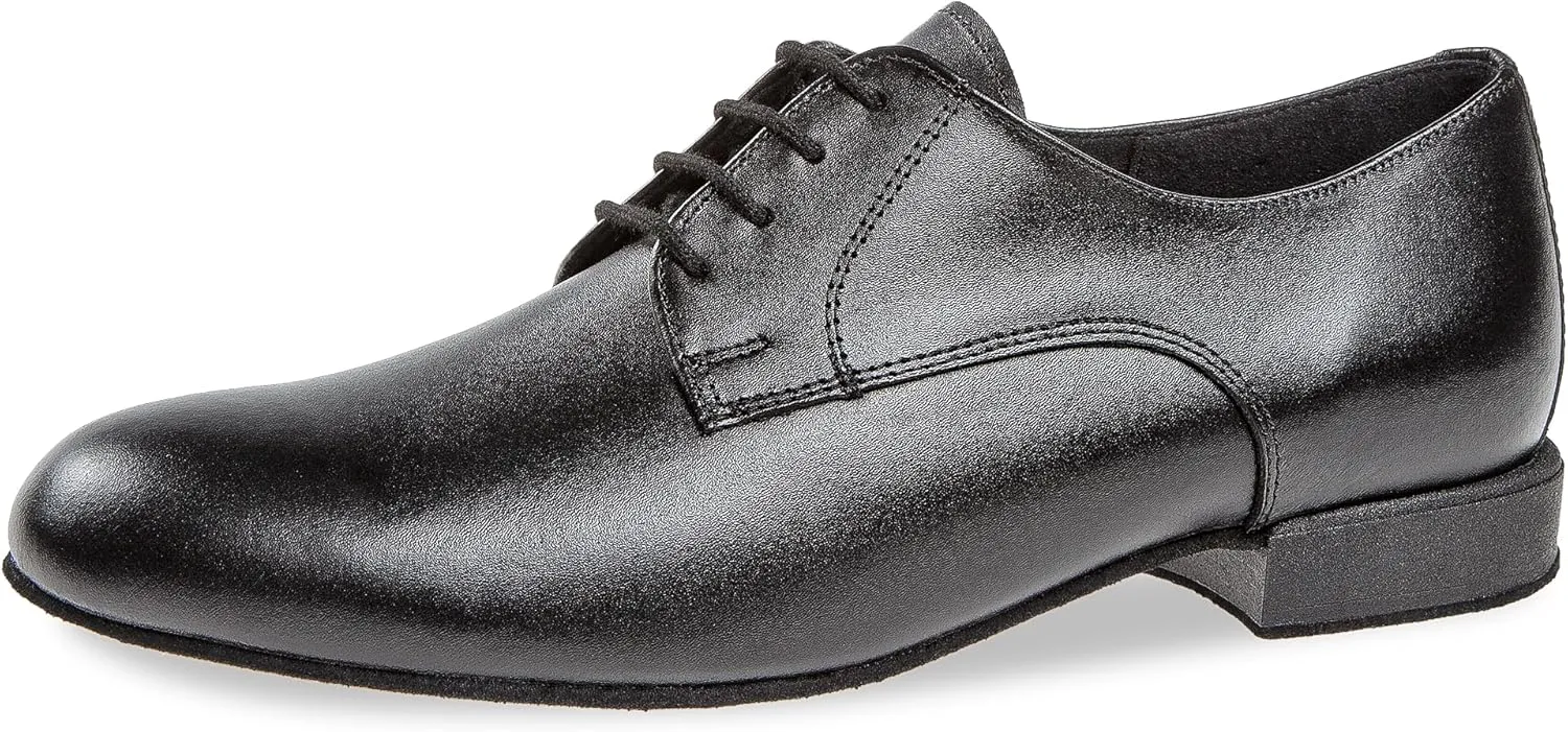 TANZSCHUHMANUFAKTUR Men's Standard & Latin Dance Shoe, Black, 12 Wide