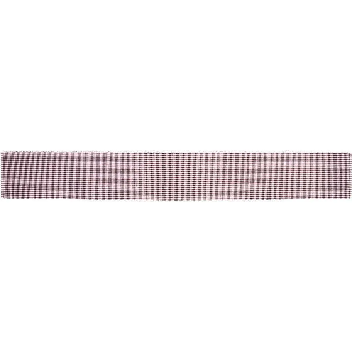 Tara Burgundy Ribbed Runner 13x90 VHC Brands
