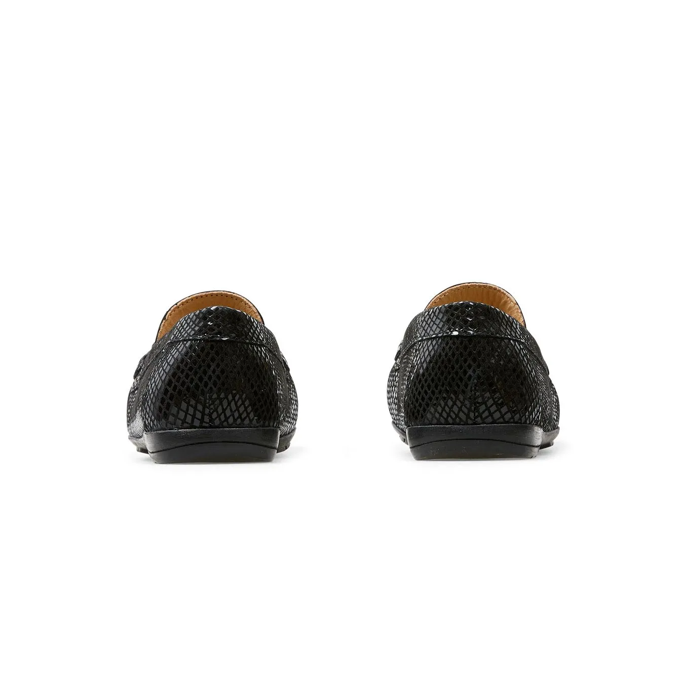 Van dal Bliss ll 3300 1005 Ladies Black Feature Leather Loafers