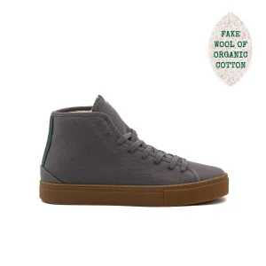 Vegan winter bootie gray PLA008